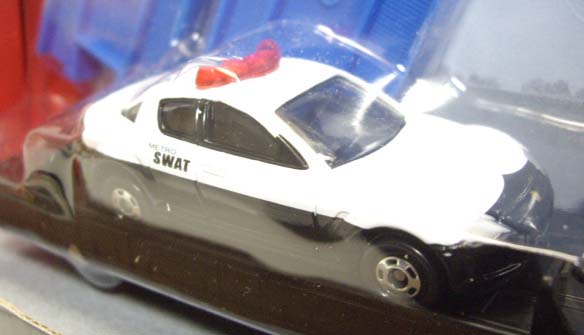 画像: 2012 US TOMICA TOMIHERO ENGINE SWAT 【MAZDA RX-8】　BLACK-WHITE （USトミカ）