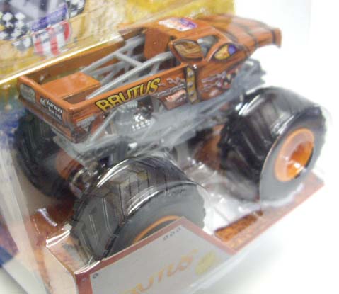 画像: 2013 MONSTER JAM included CRUCHABLE CAR! 【BRUTUS】 BROWN (1ST EDITIONS NEW DECO)