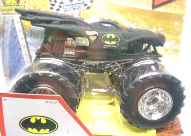 画像: 2013 MONSTER JAM included CRUCHABLE CAR! 【BATMOBILE】 FLAT BLACK