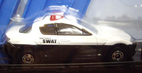 画像: 2012 US TOMICA TOMIHERO ENGINE SWAT 【MAZDA RX-8】　BLACK-WHITE （USトミカ）