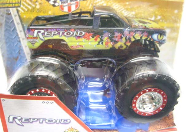 画像: 2013 MONSTER JAM included CRUCHABLE CAR! 【REPTOID】 SPEC.BLACK (SPECTRAFLAMES)