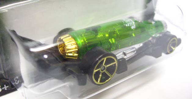 画像: 2009 WALMART EXCLUSIVE CLOVER CARS 【CARBONATOR】　CLEAR GREEN/O5