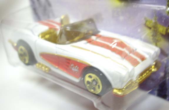 画像: 2012 WALMART EXCLUSIVE HOLIDAY HOT RODS 【'58 CORVETTE】 WHITE-RED/5SP