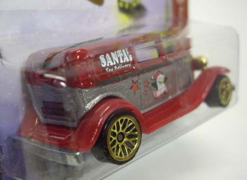 画像: 2012 WALMART EXCLUSIVE HOLIDAY HOT RODS 【'32 FORD SEDAN DELIVERY】 RED-SILVER/LACE