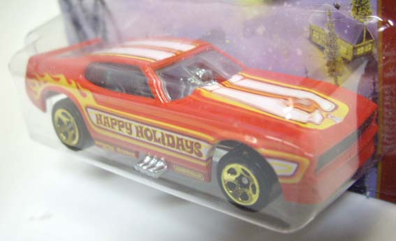 画像: 2012 WALMART EXCLUSIVE HOLIDAY HOT RODS 【'71 MUSTANG F/C】 RED/5SP