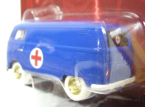 画像: FOREVER 64 R26 【1965 VW TRANSPORTER AMBULANCE】 BLUE/RR (WHITE LIGHTNING)