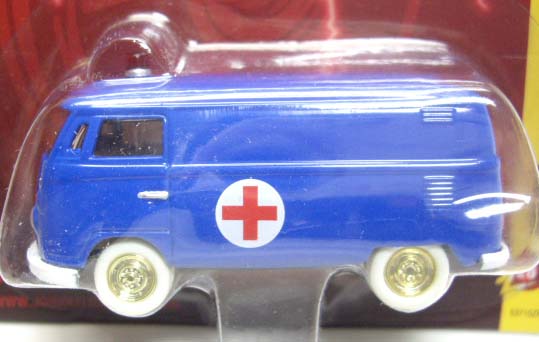 画像: FOREVER 64 R26 【1965 VW TRANSPORTER AMBULANCE】 BLUE/RR (WHITE LIGHTNING)