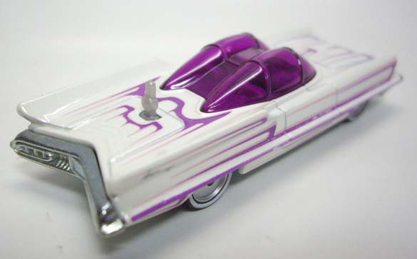 画像: LOOSE - WALMART EXCLUSIVE  HW BOULEVARD 30 CAR SETバラシ【'55 LINCOLN FUTURA CONCEPT】 WHITE-PURPLE/RR