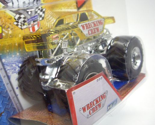 画像: 2013 MONSTER JAM included CRUCHABLE CAR! 【WRECKING CREW】 CLEAR YELLOW (X-RAYS)