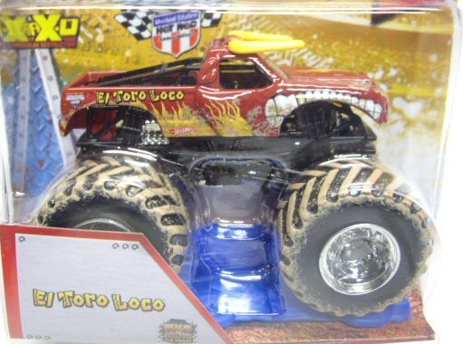 画像: 2013 MONSTER JAM included CRUCHABLE CAR! 【EL TORO LOCO】 REDISH BROWN (MWD TRUCKS)