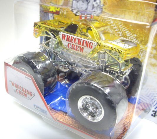 画像: 2013 MONSTER JAM included CRUCHABLE CAR! 【WRECKING CREW】 CLEAR YELLOW (X-RAYS)