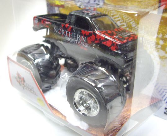 画像: 2013 MONSTER JAM included CRUCHABLE CAR! 【NORTHERN NIGHTMARE】 BLACK CAMO (1ST EDITIONS)