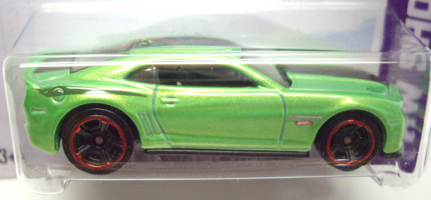 画像: 【2013 HOT WHEELS CHEVY CAMARO】　MET.GREEN/MC5 (NEW CAST)