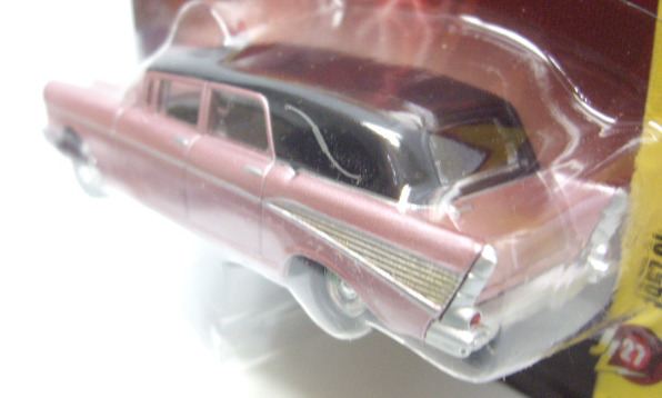 画像: FOREVER 64 R27 【1957 CHEVY (HEARSE)】 SILVERPINK/RR 