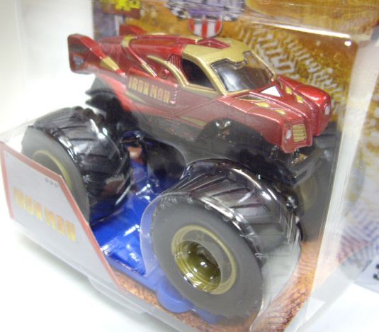 画像: 2013 MONSTER JAM included CRUCHABLE CAR! 【IRON MAN】 MET.RED