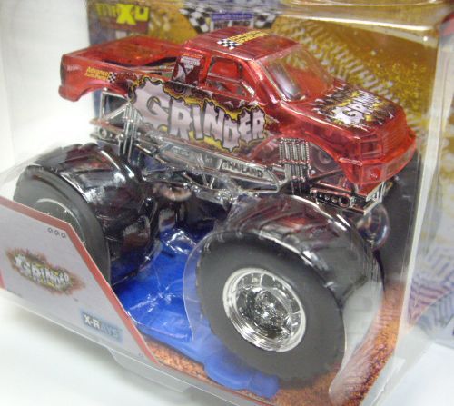 画像: 2013 MONSTER JAM included CRUCHABLE CAR! 【GRINDER】 CLEAR RED (X-RAYS)