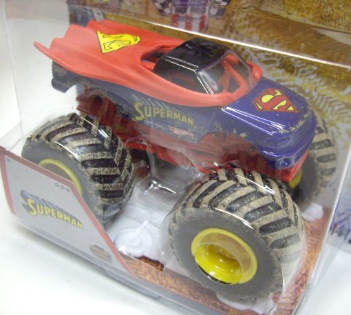 画像: 2013 MONSTER JAM included CRUCHABLE CAR! 【SUPERMAN】 BLUE-RED (MWD TRUCKS)