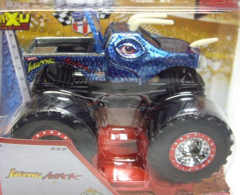 画像: 2013 MONSTER JAM included CRUCHABLE CAR! 【JURASSIC ATTACK】 SPEC.BLUE-SILVER (SPECTRA FLAMES)