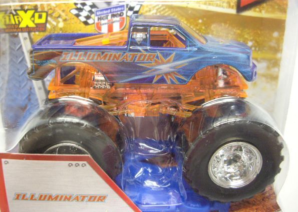 画像: 2013 MONSTER JAM included CRUCHABLE CAR! 【ILLUMINATOR】 BLUE (EDGE GLOW)