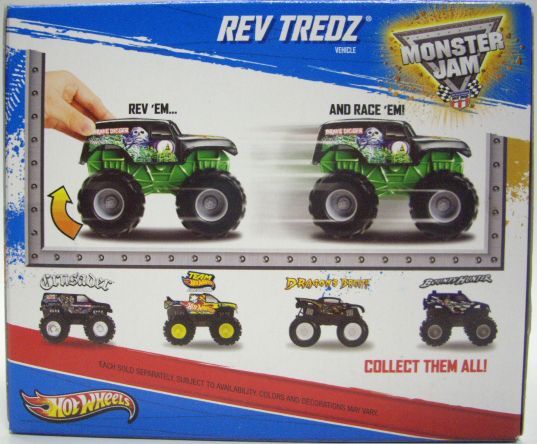 画像: 1/43 MONSTER JAM - REV TREDZ 【TEAM HOT WHEELS】 BLACK