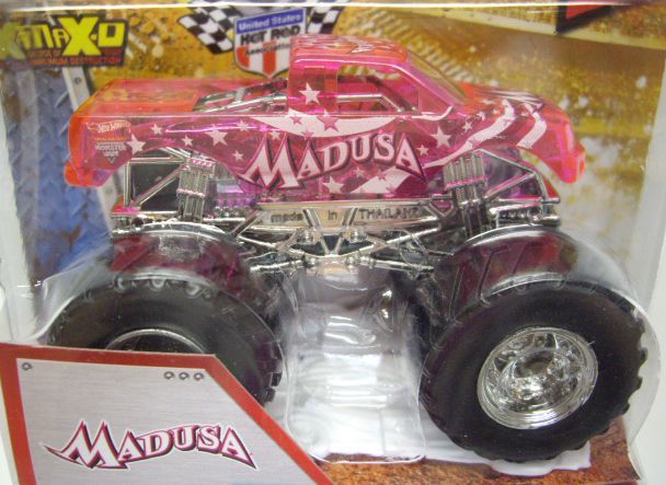 画像: 2013 MONSTER JAM included CRUCHABLE CAR! 【MADUSA】 CLEAR PINK (X-RAYS)