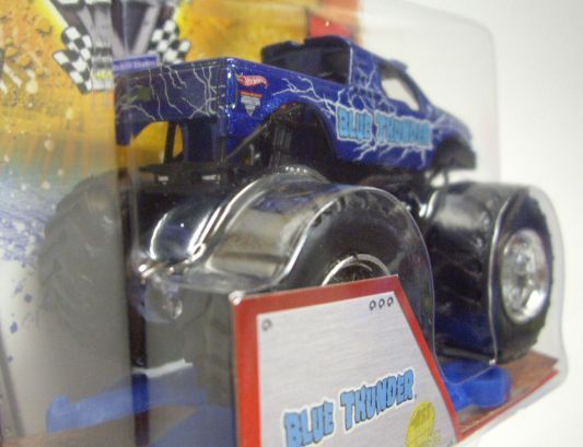 画像: 2013 MONSTER JAM included CRUCHABLE CAR! 【BLUE THUNDER】 BLUE (1ST EDITIONS)