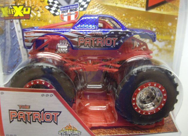 画像: 2013 MONSTER JAM included CRUCHABLE CAR! 【THE PATRIOT】 SPEC.BLUE (SPECTRA FLAMES)