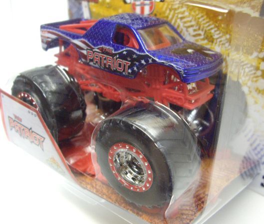 画像: 2013 MONSTER JAM included CRUCHABLE CAR! 【THE PATRIOT】 SPEC.BLUE (SPECTRA FLAMES)