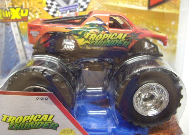 画像: 2013 MONSTER JAM included CRUCHABLE CAR! 【TROPICAL THUNDER】 RED (1ST EDITIONS)