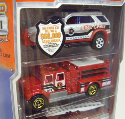 画像: 2013 MATCHBOX 5PACK  【EMT】 2012 Ford Explorer Interceptor/International Pumper/Dennis Sabre/Highway Fire Pumper/2004 Ambulance