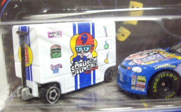 画像: 2000 HOT WHEELS RACING PIT CREW 【#9 TEAM CARTOON NETWORK MELLING RACING ENTERPRISES/FORD TAURUS and TOOL BOX】　BLUE/RR