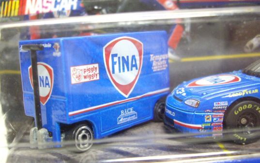 画像: 1998 HOT WHEELS PRO RACING PIT CREW 【#74 TEAM FINA RANDY LA JOIE/CHEVROLET MONTE CARLO and TOOL BOX】　BLUE/RR