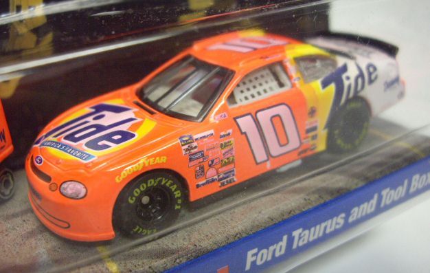 画像: 2000 HOT WHEELS RACING PIT CREW 【#10 TEAM TIDE RUDD PERFORMANCE MOTORSPORTS/FORD TAURUS and TOOL BOX】　ORANGE/RR