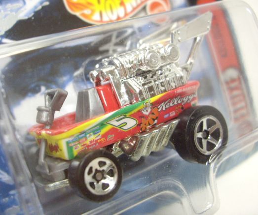 画像: 2000 HOT WHEELS RACING DRAGGIN' WAGON SERIES【#5 TEAM KELLOGG'S DRAGGIN' WAGON】　RED/5SP