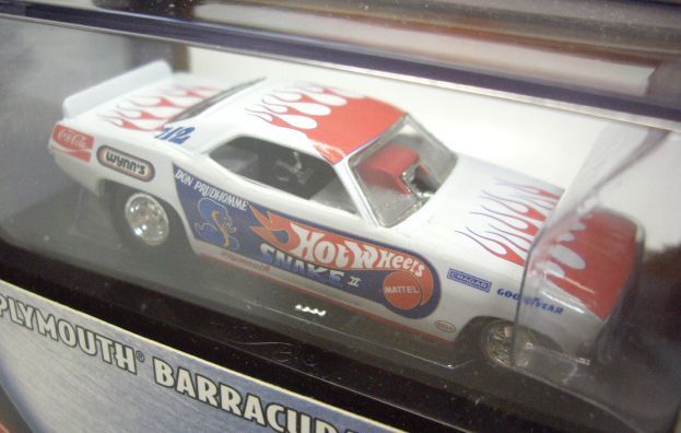 画像: 2000 100% SINGLE 【"SNAKE" PLYMOUTH BARRACUDA FUNNY CAR】 WHITE/RR