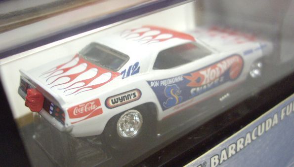 画像: 2000 100% SINGLE 【"SNAKE" PLYMOUTH BARRACUDA FUNNY CAR】 WHITE/RR