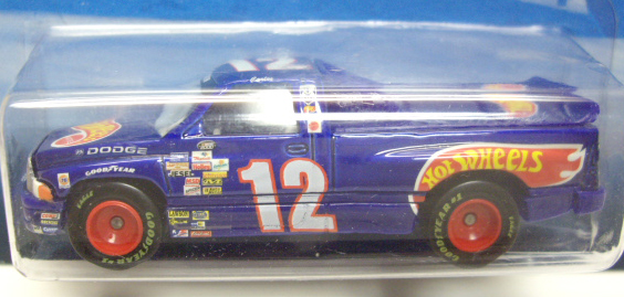 画像: 2001 HOT WHEELS RACING 【#12 TEAM HOT WHEELS DODGE RAM 1500】 BLUE/RR (MEXICO ONLY)