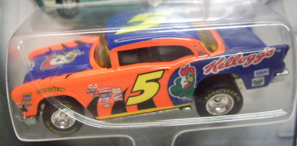 画像: 2002 HOT WHEELS RACING 【#5 TEAM FROSTED FLAKES '57 CHEVY】 ORANGE-BLUE/RR