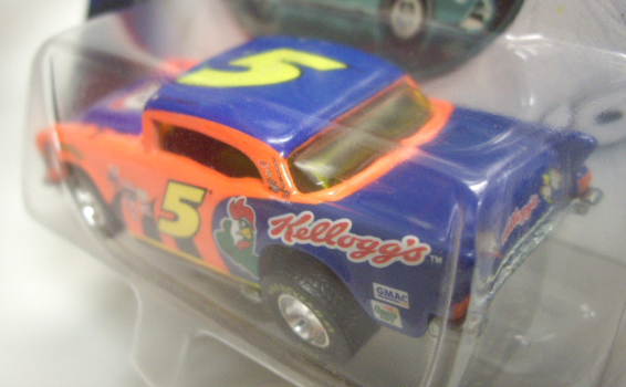 画像: 2002 HOT WHEELS RACING 【#5 TEAM FROSTED FLAKES '57 CHEVY】 ORANGE-BLUE/RR