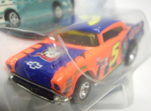 画像: 2002 HOT WHEELS RACING 【#5 TEAM FROSTED FLAKES '57 CHEVY】 ORANGE-BLUE/RR