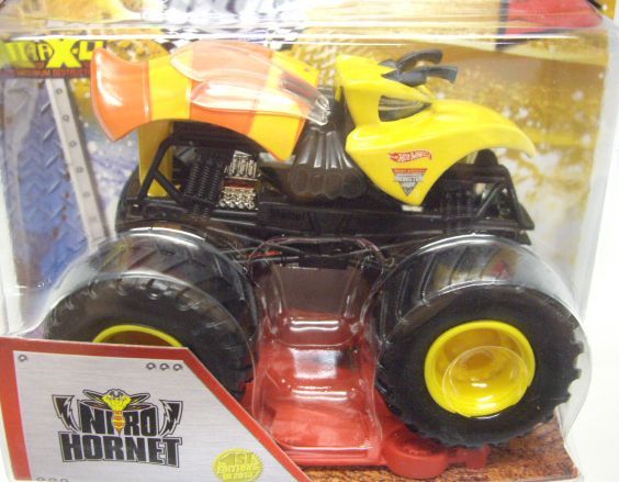 画像: 2013 MONSTER JAM included CRUCHABLE CAR! 【NITRO HORNET】 YELLOW (1ST EDITIONS)