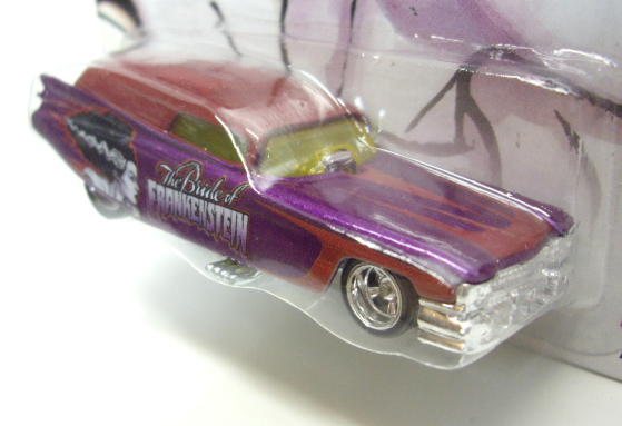 画像: 2013 POP CULTURE - UNIVERSAL STUDIOS MONSTERS 【'59 CADILLAC FUNNY CAR】 MAGENTA/RR (THE BRIDE OF FRANKENSTEIN)