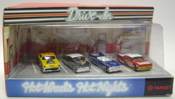 画像: LOOSE - 1999 TARGET EXCLUSIVE HOT NIGHTS 4 SET 【'57 CHEVY】 YELLOW/SB