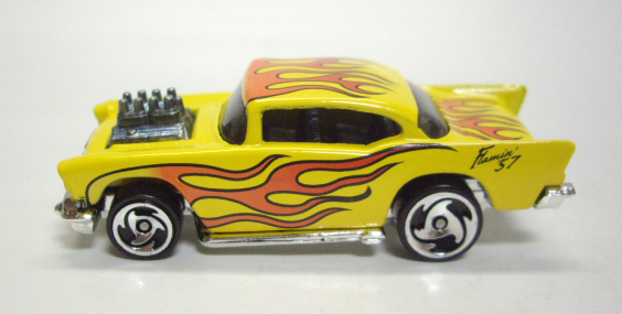 画像: LOOSE - 1999 TARGET EXCLUSIVE HOT NIGHTS 4 SET 【'57 CHEVY】 YELLOW/SB