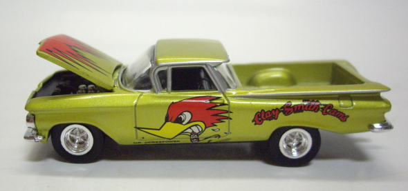 画像: LOOSE - 2000 100% COLLECTIBLES - CLAY SMITH CAMS 【1959 EL CAMINO】 MET.LT.YELLOW/RR