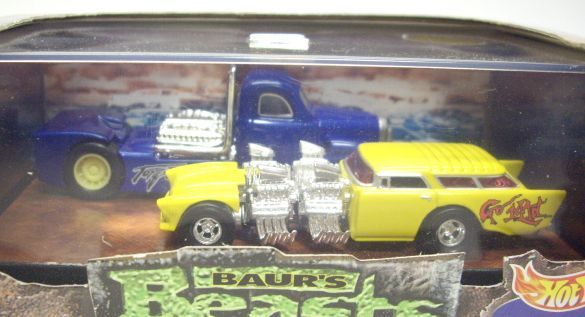 画像: 1999 100% COLLECTIBLES - BAUR'S BEASTS  【GO-MAD/TORQUED OFF】 YELLOW-BLUE/RR