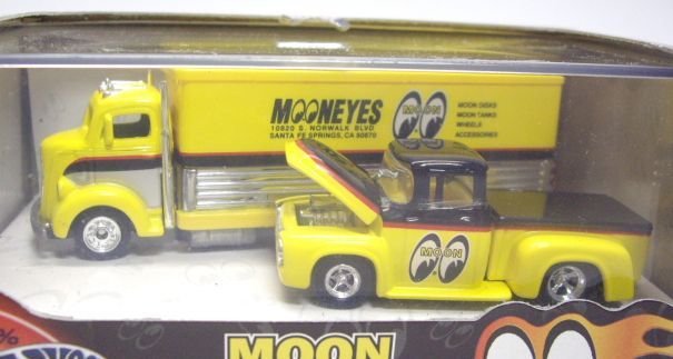 画像: 2001 100% COLLECTIBLES - MOON EQUIPPED TRUCK 【1938 FORD CABOVER / 1956 FORD PICKUP】 (MOONEYES) 