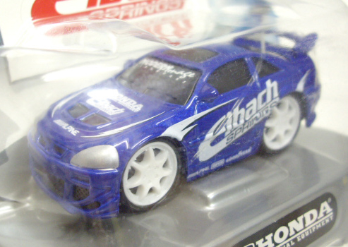 画像: 2003 CAR TUNERZ 【2000 HONDA CIVIC SI】　BLUE (1/64より大きいです）