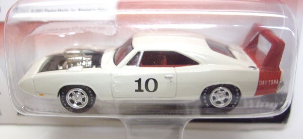 画像: 2001 JOHNNY LIGHTNING REBEL RODS 【KING WING - 1969 DODGE DAYTONA】 WHITE/RR