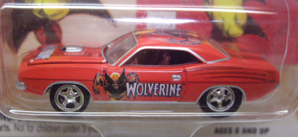 画像: 2003 JOHNNY LIGHTNING X-MEN 【WOLVERINE - '70 HEMI CUDA】 RED